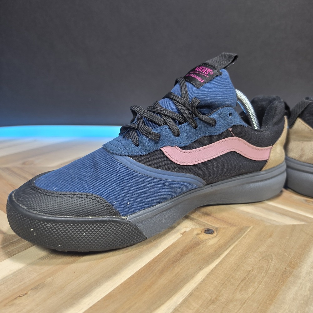VANS UltraRange Gibraltar Sea Blue Ebony Blackβ Pink Mens Skate Shoes Size 10 - Picture 5 of 13